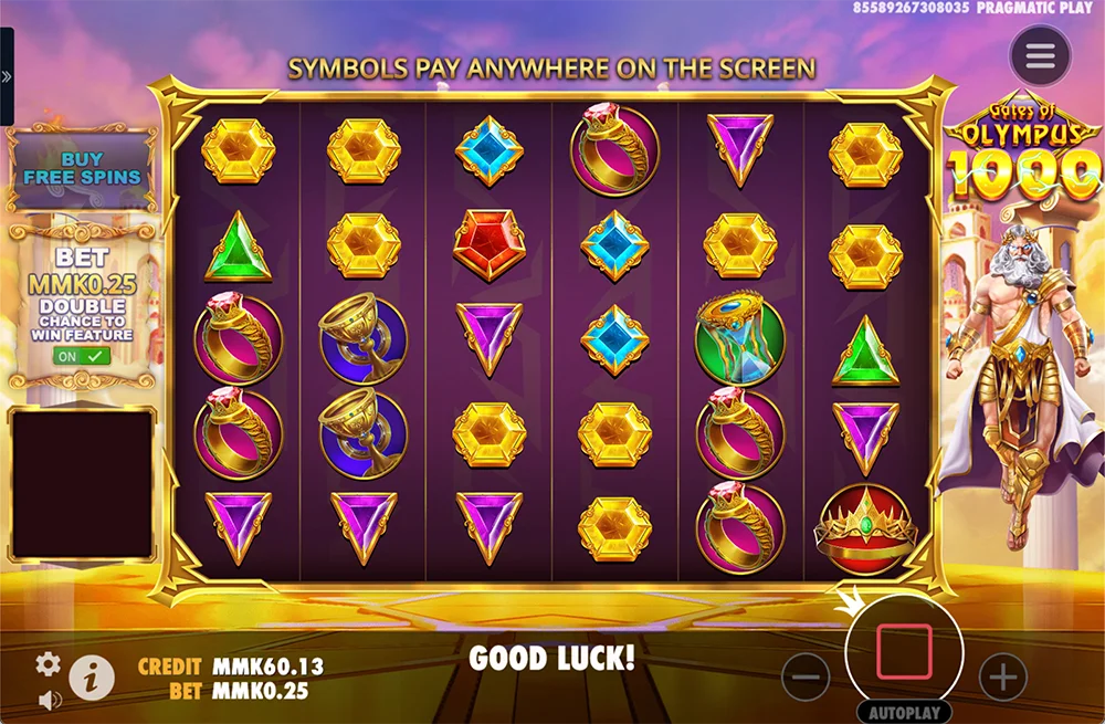 Gates of Olympus 1000 Gameplay.png