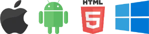 icon iOS Adnroid HTML5 Windows