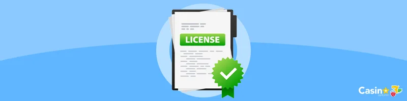 license banner